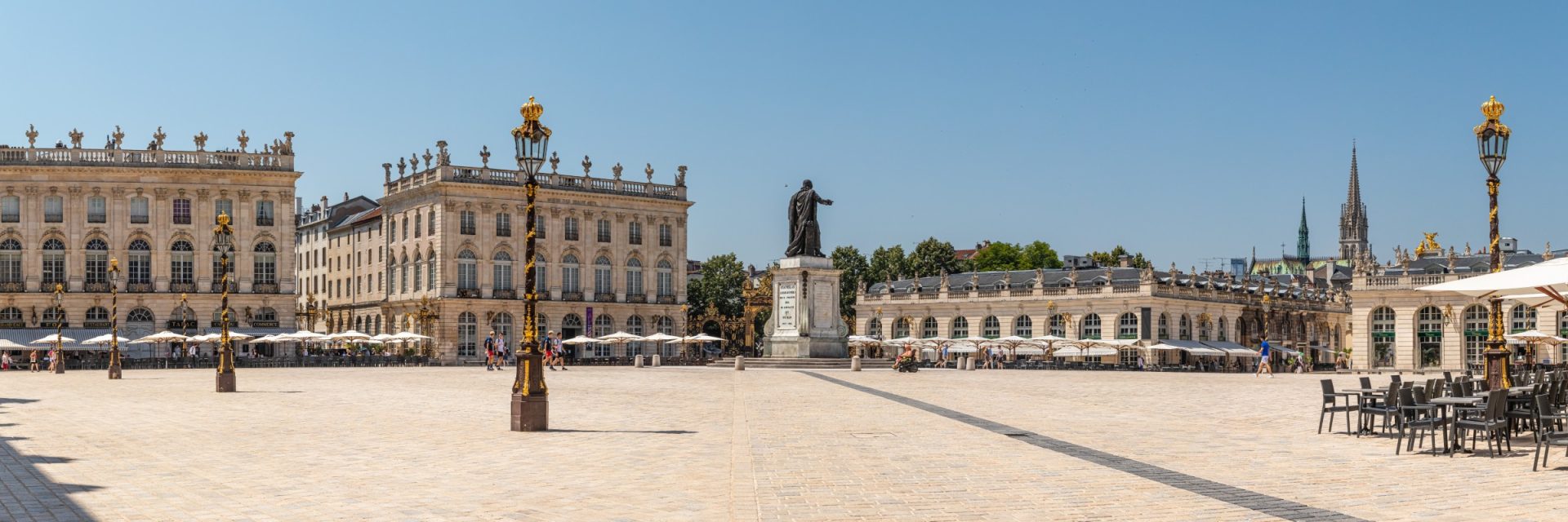 Vue sur la place Stanislas à Nancy