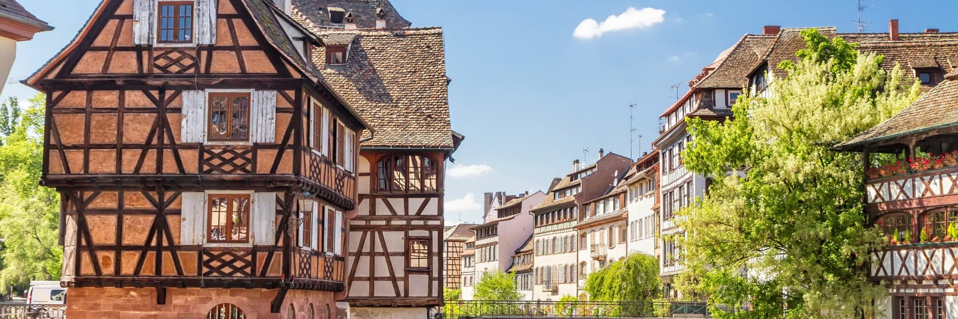 Vue sur la Petite France à Strasbourg