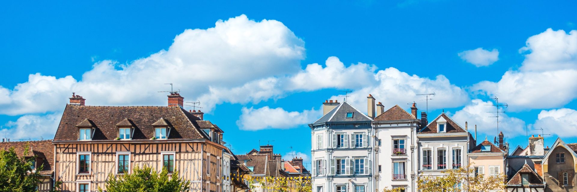Vue sur la ville de Troyes